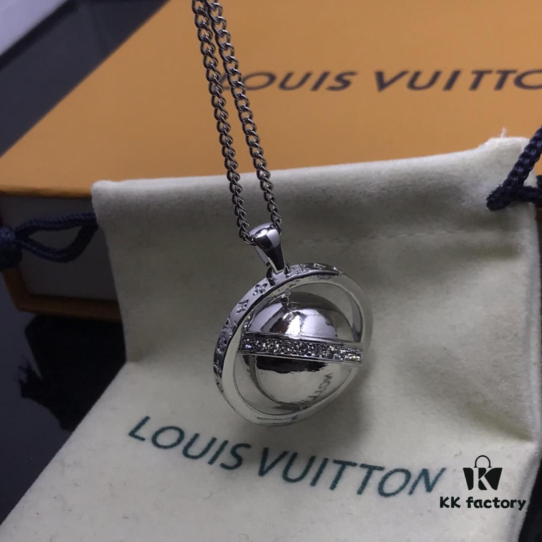 LV Necklace New Model Globe Lucky Turn Necklace