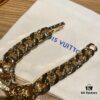 LV Gold Bracelet 🔥 Featuring Multiple Craftsmanship Techniques, the Rarest Release – Stunning on Wrist ✨✨ M68259 Chain Links Patches