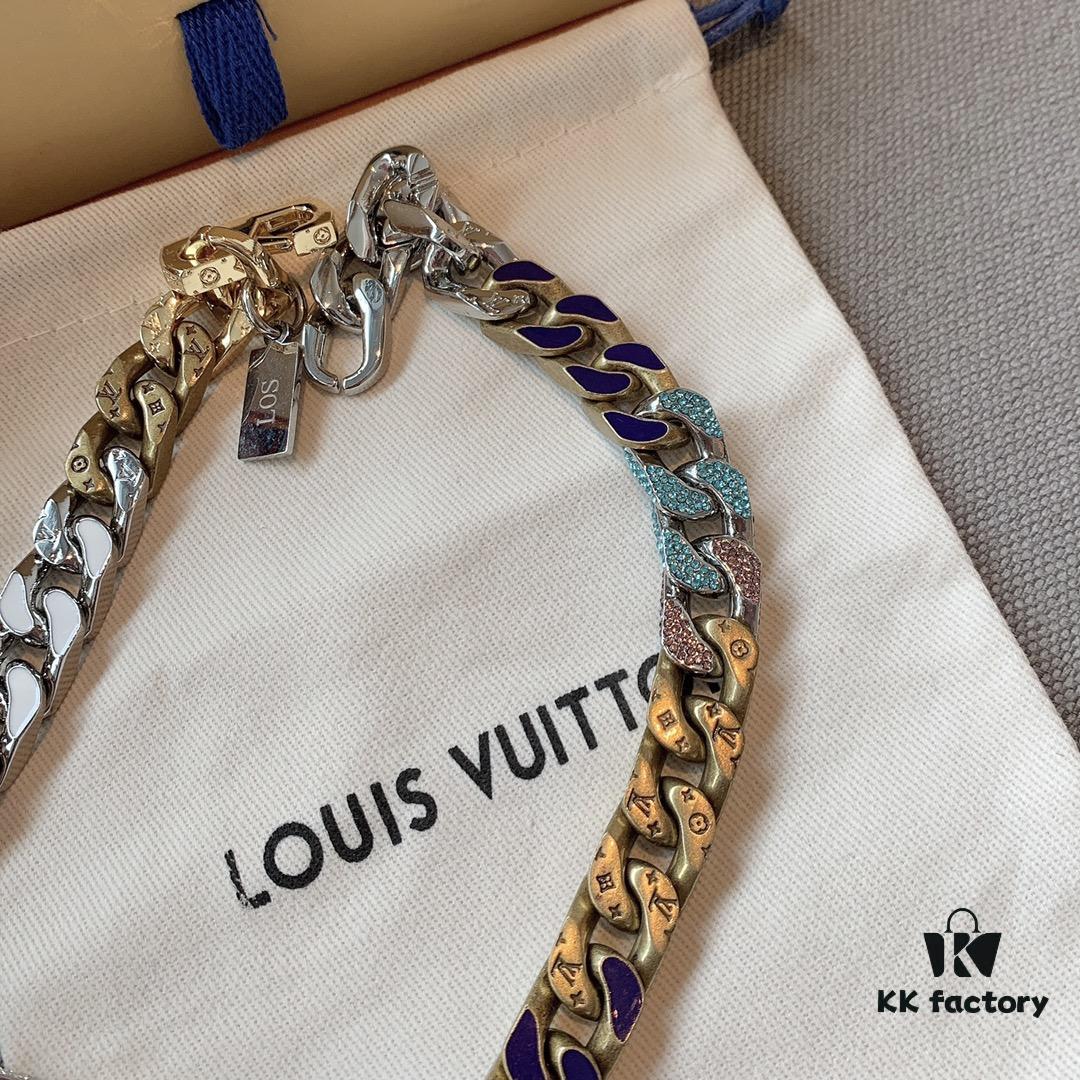 LV 20205S Enamel Necklace/Bracelet, Donkey Family Original Design