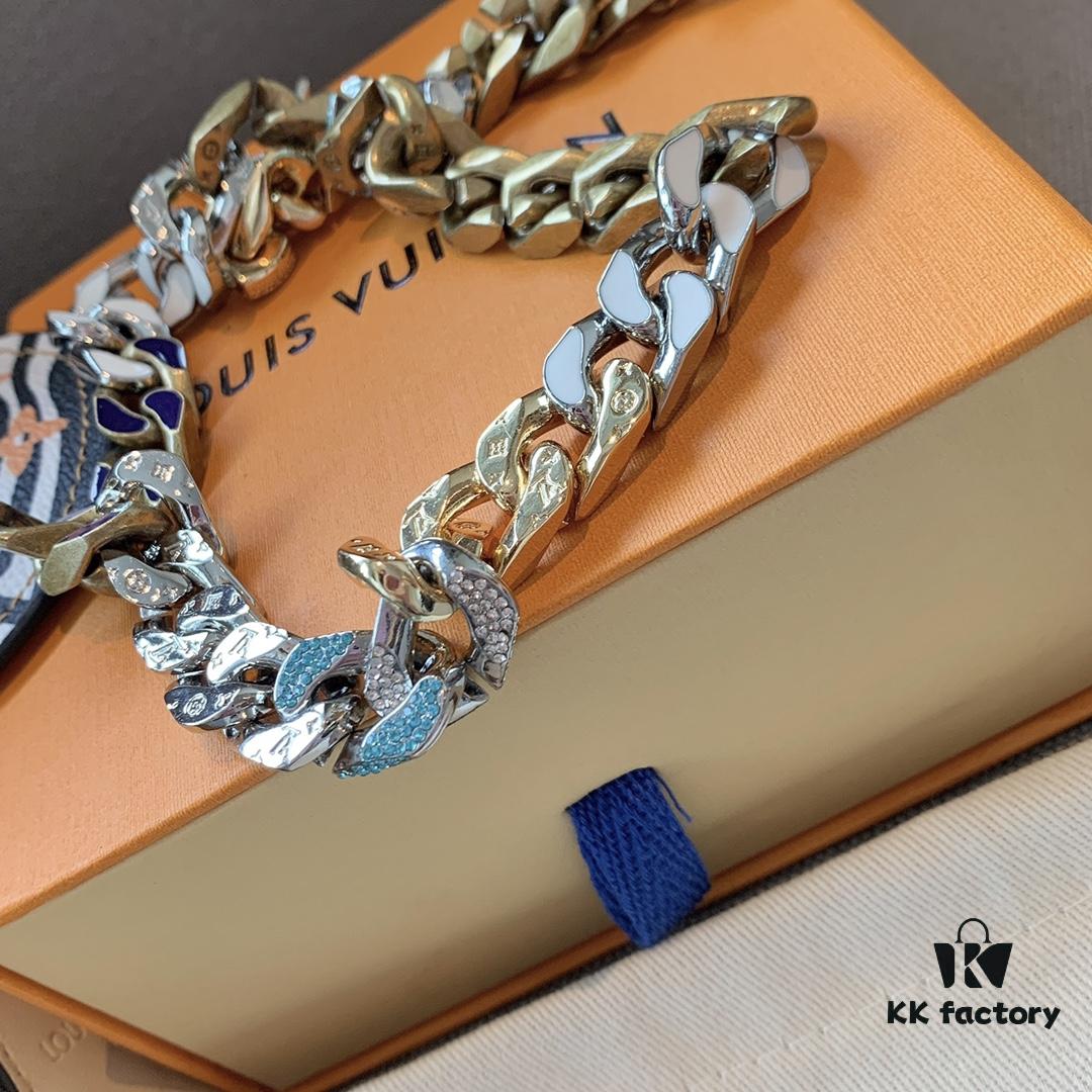 LV 20205S Enamel Necklace/Bracelet, Donkey Family Original Design