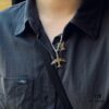 Louis Vuitton LV Plane Pendant Necklace Unisex