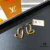 ❗️Qixi Limited Edition❗️ Louis Vuitton LV Letter Heart ❤ Necklace and Earrings