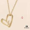 Limited Edition LV Louis Vuitton Heart Necklace for Qixi Festival, Authentic Pattern, Top Quality Replica, Unique Design, Luxury Style, Must-Have Jewelry for Women