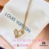 LV 21 Valentine's Day Love Heart Necklace ZP Purchase Fall in Love Heart Necklace