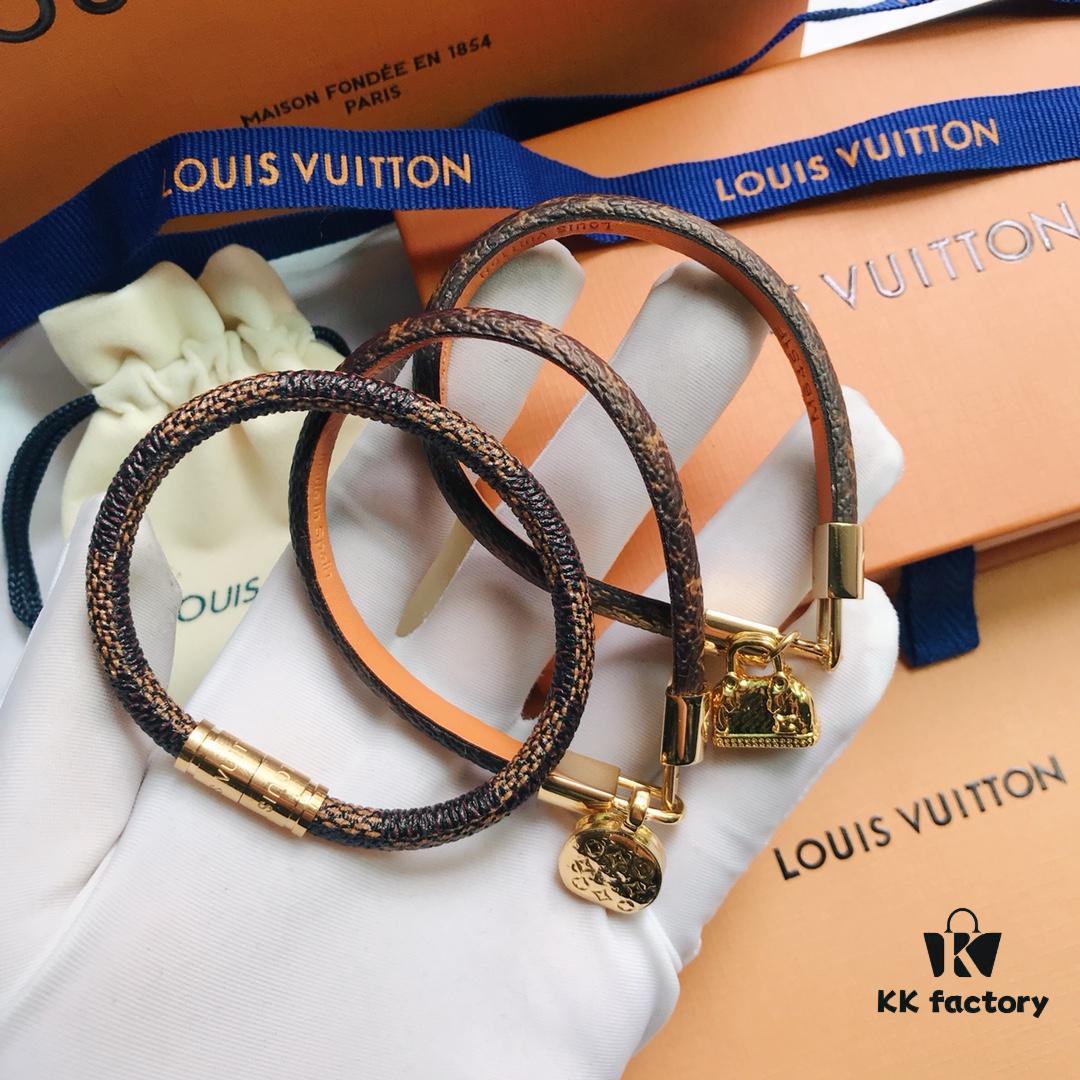 LV Leather Cord Bracelet! Must-Have Style!