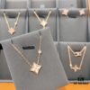 LV Precision Silver Edition Various Styles Necklace and Earrings