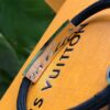 Louis Vuitton LV Monogram Leather Bracelet in Original Design - Premium Replica, Best Market Version, Adjustable Unisex Cuff with Brass Hardware, Cowhide Lining, Four Classic Patterns, Retro and Modern Style, Complete Packaging