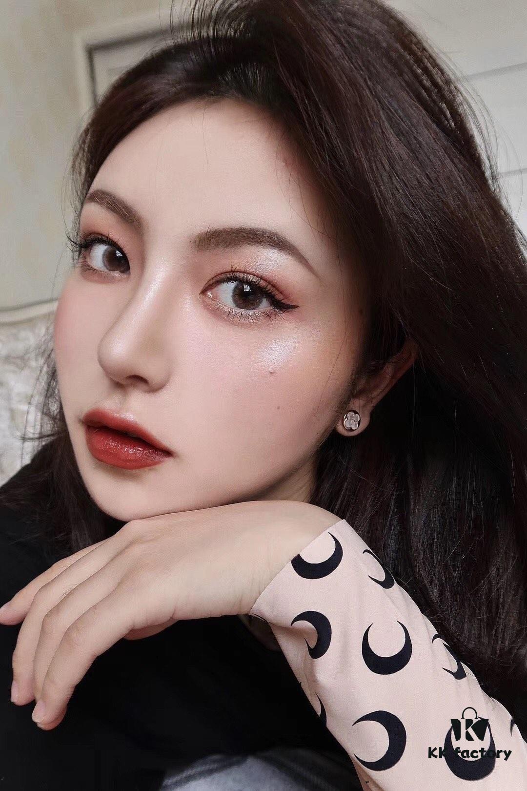 Classic Round LV Monogram White Mother-of-Pearl Stud Earrings