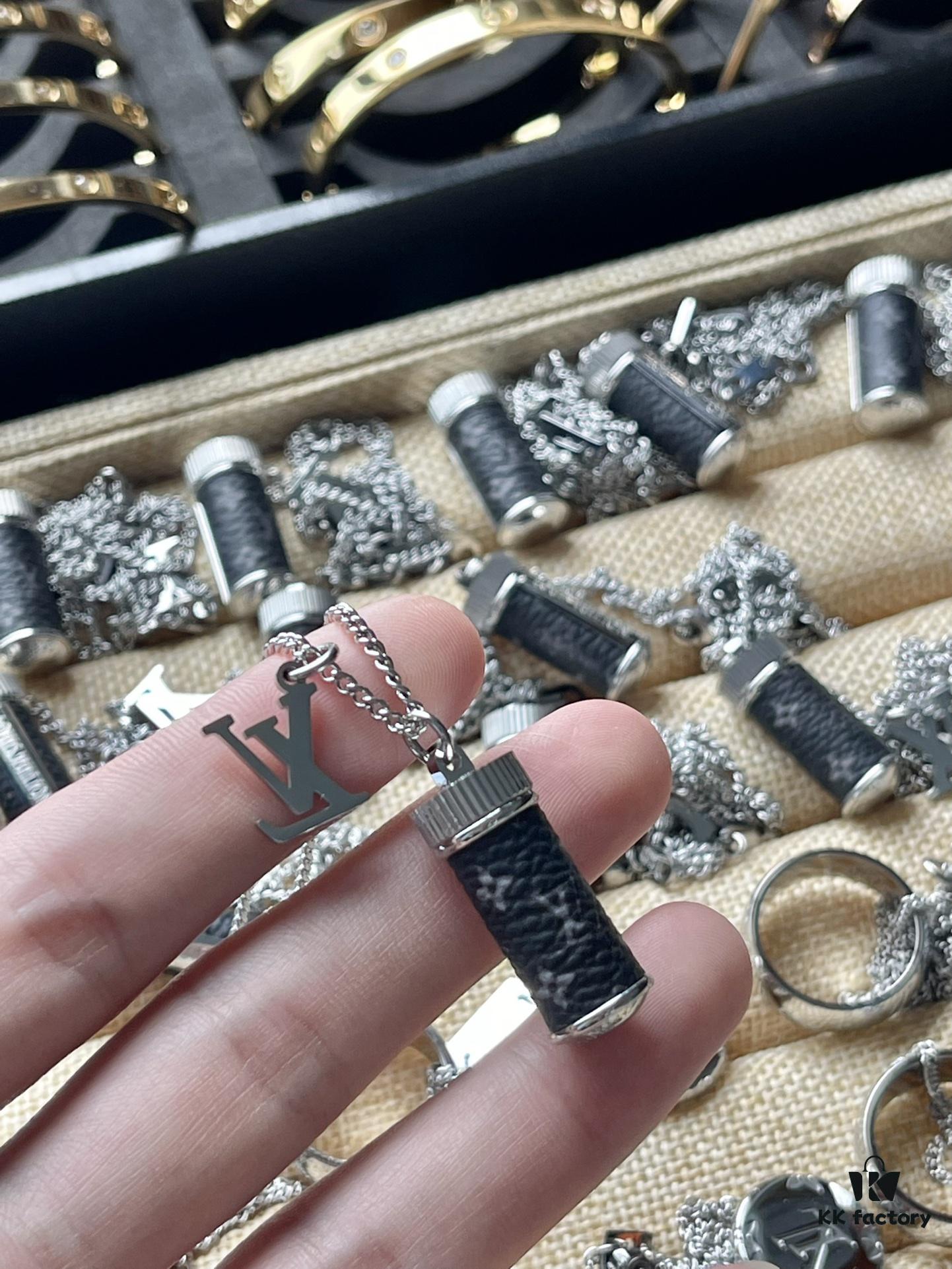 LV Perfume Bottle Necklace