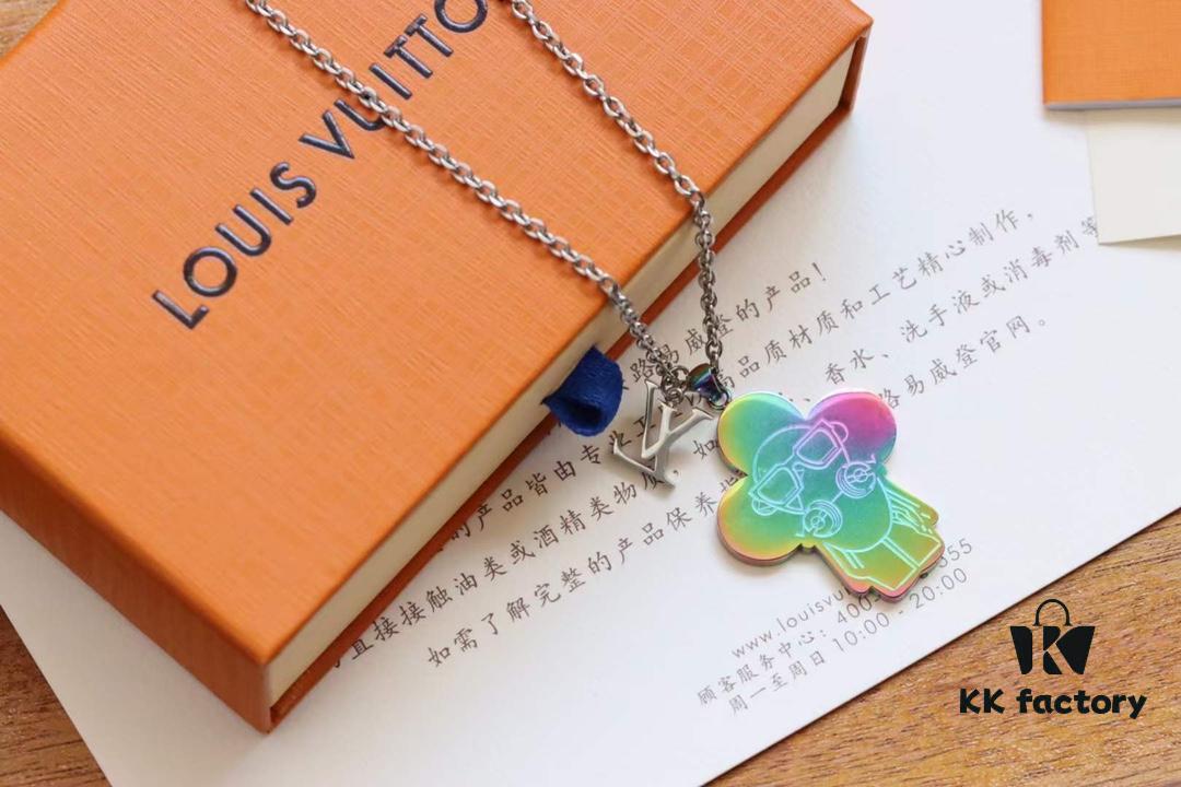 Louis Vuitton Vivienne Colorful Duo Necklace
