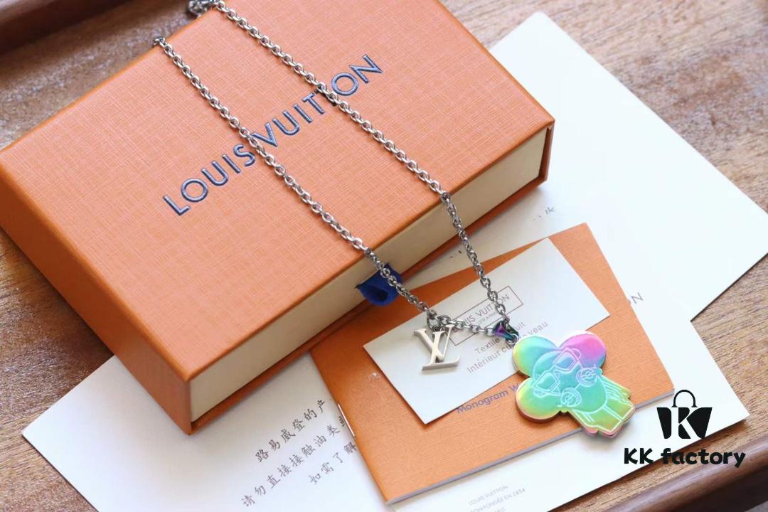 Louis Vuitton Vivienne Colorful Duo Necklace
