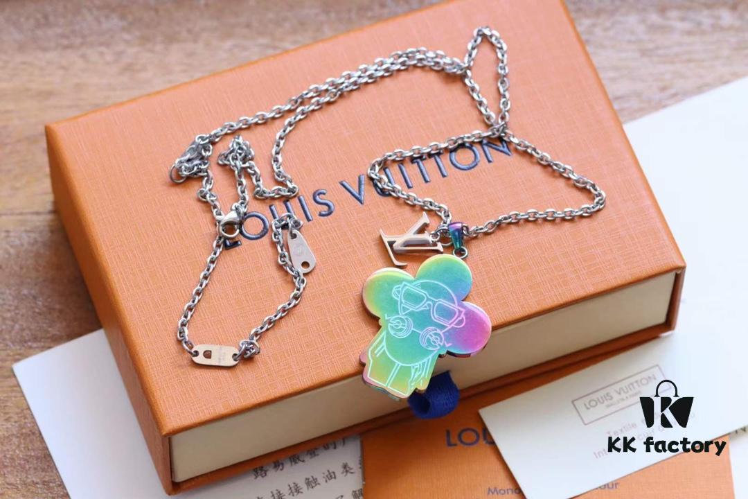Louis Vuitton Vivienne Colorful Duo Necklace