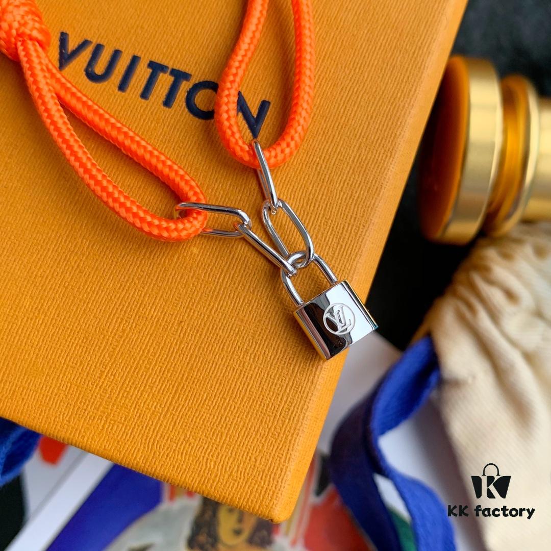 LV Limited Edition Rainbow Bracelet SILVER LOCKIT X VIRGIL ABLOH Charity Bracelet