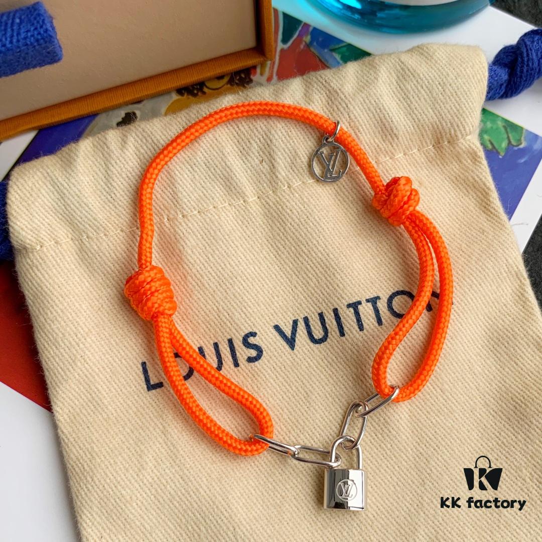 LV Limited Edition Rainbow Bracelet SILVER LOCKIT X VIRGIL ABLOH Charity Bracelet