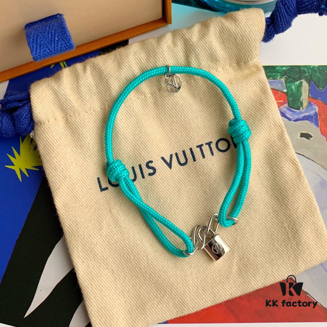LV x Virgil Abloh Limited Edition Rainbow Charity Bracelet SILVER LOCKIT for UNICEF