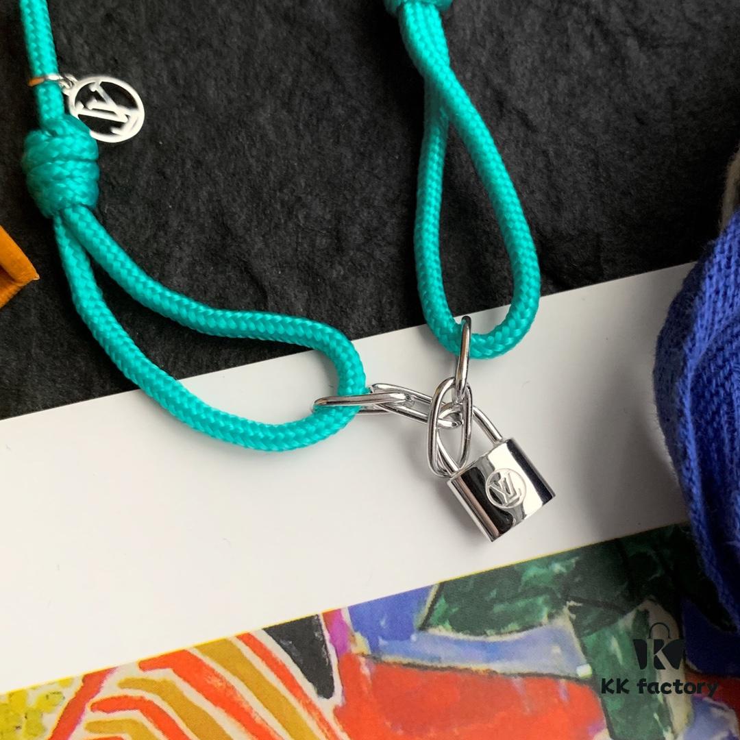 LV x Virgil Abloh Limited Edition Rainbow Charity Bracelet SILVER LOCKIT for UNICEF