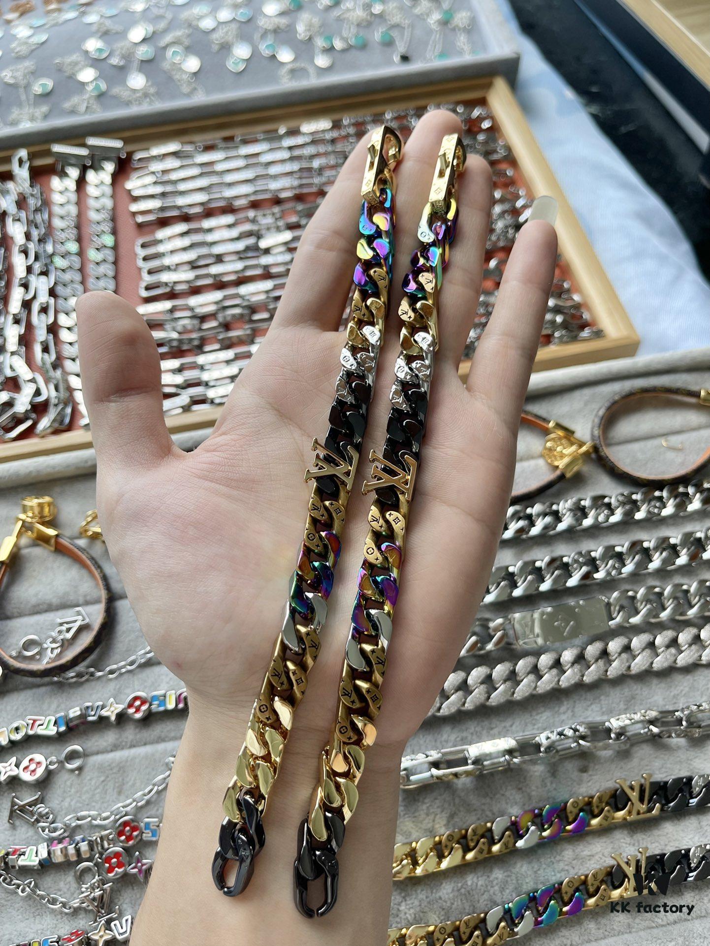 LV Logo Colorful Bracelet