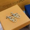 LV 2022 New Arrival Gold and Silver Dual-Tone Letter Earrings Louis Vuitton Luxury Custom Heavy Gold Plating One-to-One Craftsmanship