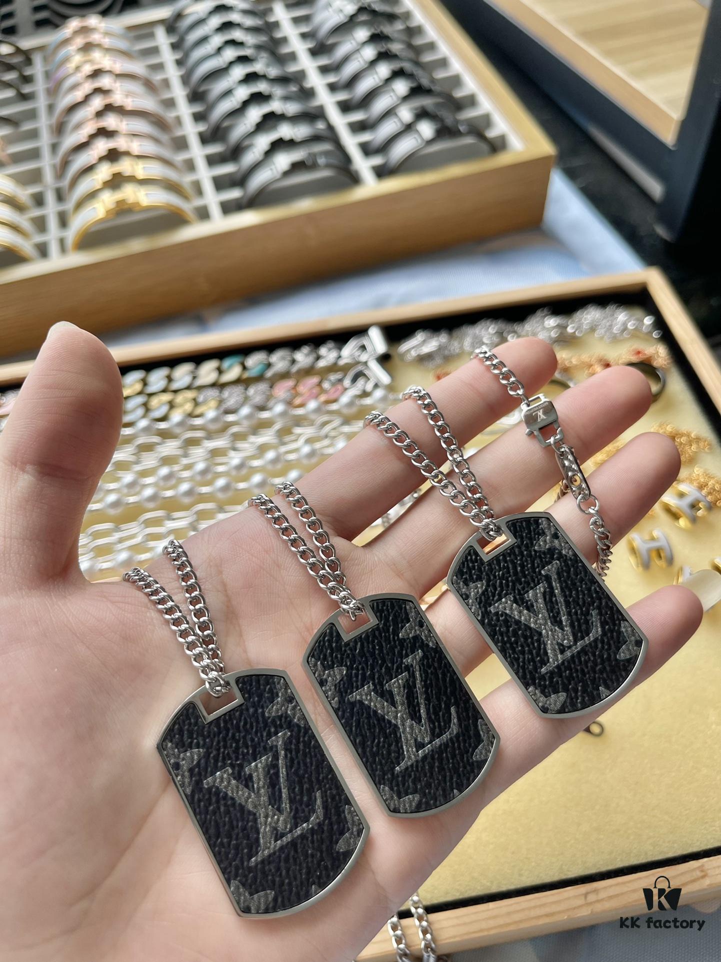 LV Black Badge Necklace