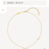 LV Louis Vuitton 2021 Bestseller ZP Out of Stock Smooth Flawless Series Pea Cross Necklace Vintage Super Stylish Look