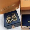 Lv Louis Vuitton 2022 Spring-Summer New Arrival Retro LV Letter OT Earrings