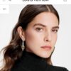 LV 2022 New Arrival Gold and Silver Dual-Tone Crescent Hook Earrings Louis Vuitton Luxury Custom Thick Gold Plating One-to-One Craftsmanship