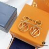 Lv Louis Vuitton 2022 Spring-Summer New Arrival Retro LV Letter OT Earrings