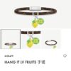 🆕Hang It LV Fruits Bracelet