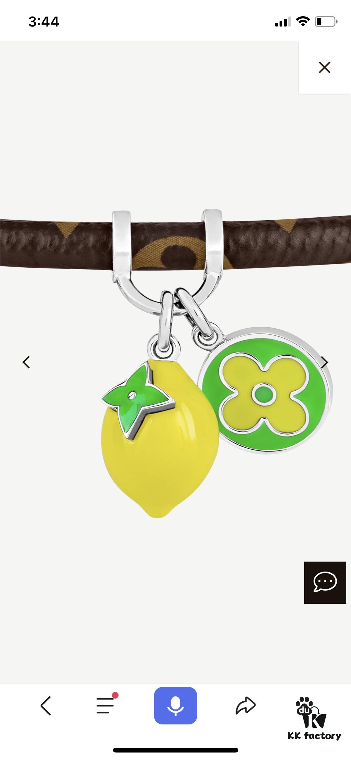 🆕Hang It LV Fruits Bracelet