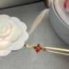 New Arrival Louis Vuitton LV Mother-of-Pearl Clover Double Flower Ring Set, Minimalist and Elegant Style, Classic Versatile Jewelry, Premium German-Imported V Gold Plated with Thick Gold Coating, Default Rose Gold, Available in Yellow and White Gold