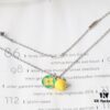 New Donkey Brand Necklace ✨ Green and Yellow Lemon Pendant with Fresh Summer Vibes