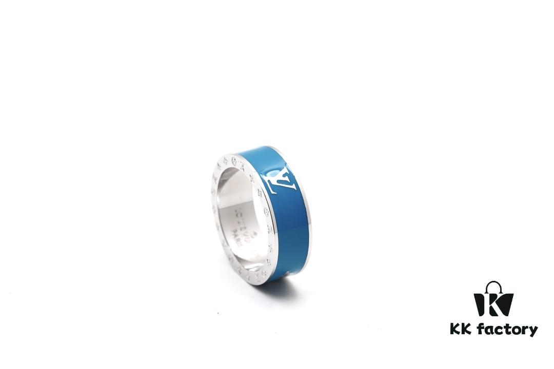 New Arrival Louis Vuitton RAINBOW CHARMS Ring Set - Enamel Ring with LV Letter and Classic Pattern