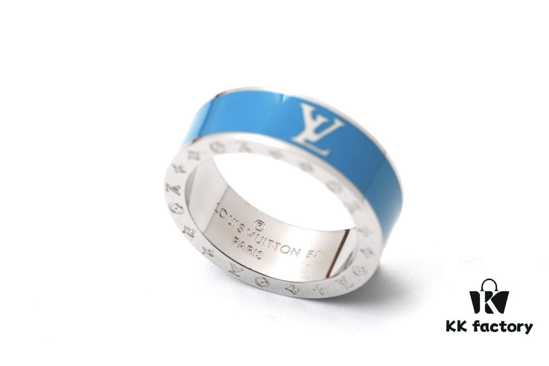 New Arrival Louis Vuitton RAINBOW CHARMS Ring Set - Enamel Ring with LV Letter and Classic Pattern