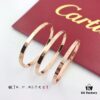Top-Tier Purchased from Official Website: Cartier LOVE Bracelet Narrow Edition, 18K Rose/White Gold Plated Imported Substrate, High-End Custom Design Without Diamonds, Screw Bracelet