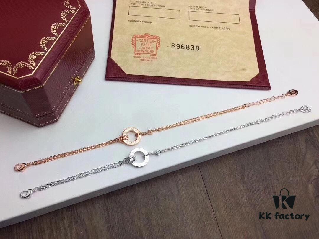 Cartier LOVE Classic Small Round Double Layer Bracelet