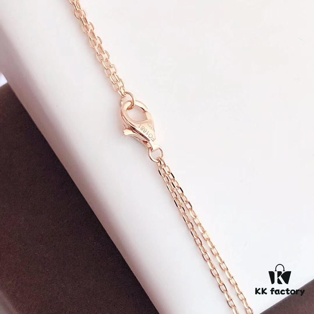 Cartier Love Collection New Diamond-Paved Double-Sided Necklace