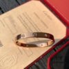 Cartier Love Screw Bracelet Size 16-21, Consistent Inner and Outer Color, Non-Fading with Outer Layer Plated in 18K Gold