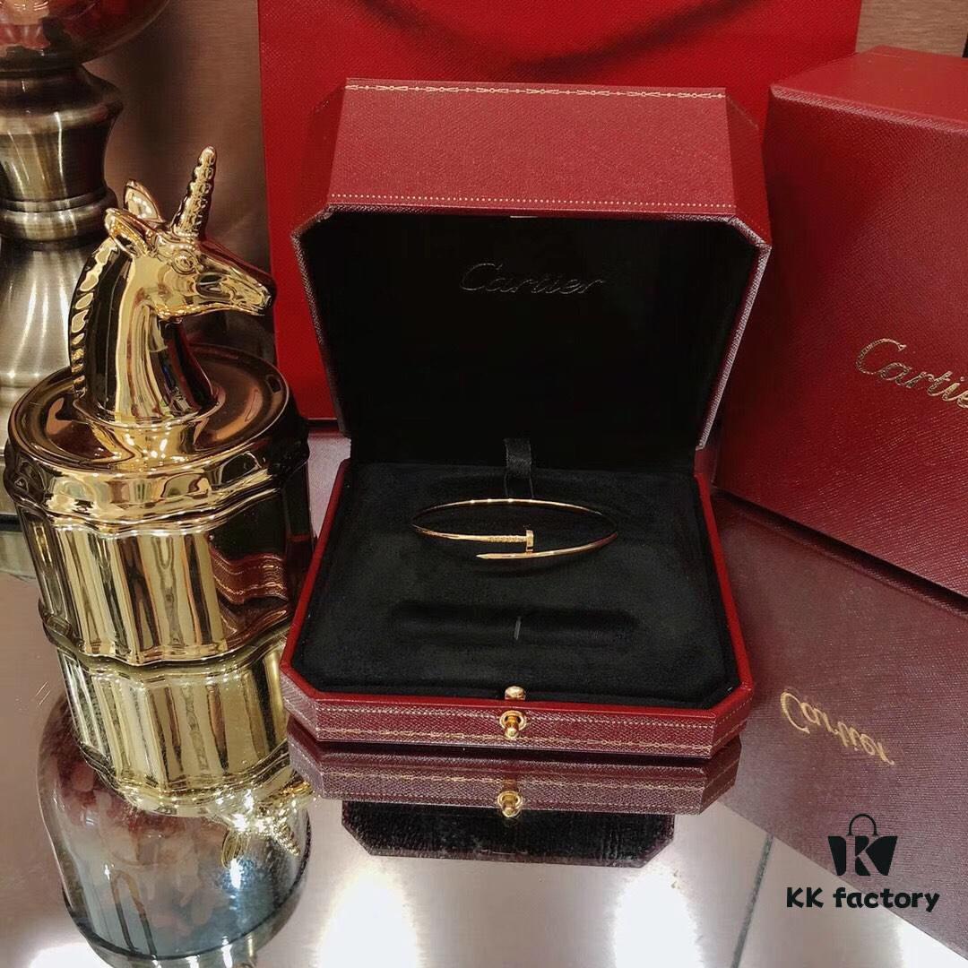 Sterling Silver Counter New Arrival Slim Version Cartier Juste un Clou Bracelet