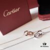 Cartier LOVE Series Screw Design Dual Ring Bracelet, High-End Custom Craftsmanship, Heavy-Duty S925 Silver Gold-Plated CNC Version, Classic and Timeless Design
