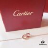 Cartier LOVE Series Screw Design Dual Ring Bracelet, High-End Custom Craftsmanship, Heavy-Duty S925 Silver Gold-Plated CNC Version, Classic and Timeless Design