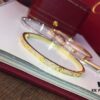 High-End Custom Cartier-Style Slim Bangle Bracelet, Fully Paved with Diamonds, Exquisite Craftsmanship