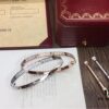High-End Custom Cartier-Style Slim Bangle Bracelet, Fully Paved with Diamonds, Exquisite Craftsmanship