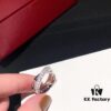 Hot Sale Celebrity Fashion Icon Same Style Cartier Etincelle De Series Cross Diamond Ring German Imported 925 Sterling Silver Micro-Pave High-Carbon Diamonds 1:1 Craftsmanship Original Logo Extremely Eye-Catching Super Bling