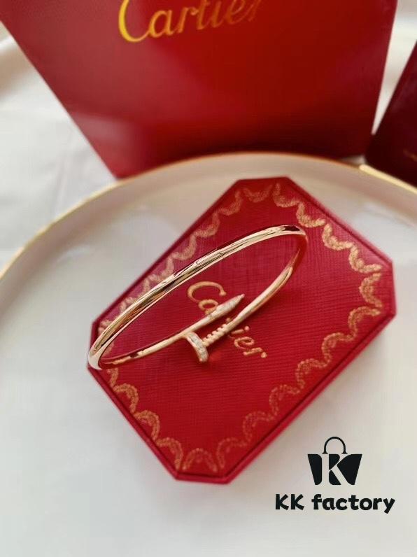 Cartier Juste un Clou Series Nail Bracelet in Rose Gold