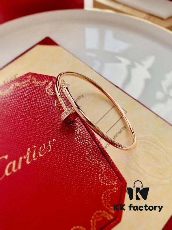 Cartier Juste un Clou Series Nail Bracelet in Rose Gold
