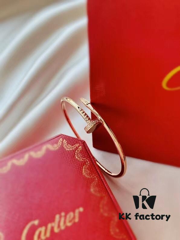 Cartier Juste un Clou Series Nail Bracelet in Rose Gold