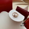 Cartier Juste un Clou Series Nail Ring, 925 Silver with Heavy Plating of Premium 18K Rose Gold