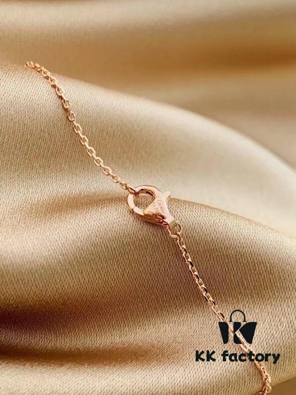 Cartier Juste un Clou Nail Necklace in 925 Silver with Heavy Plating of 18K Rose Gold
