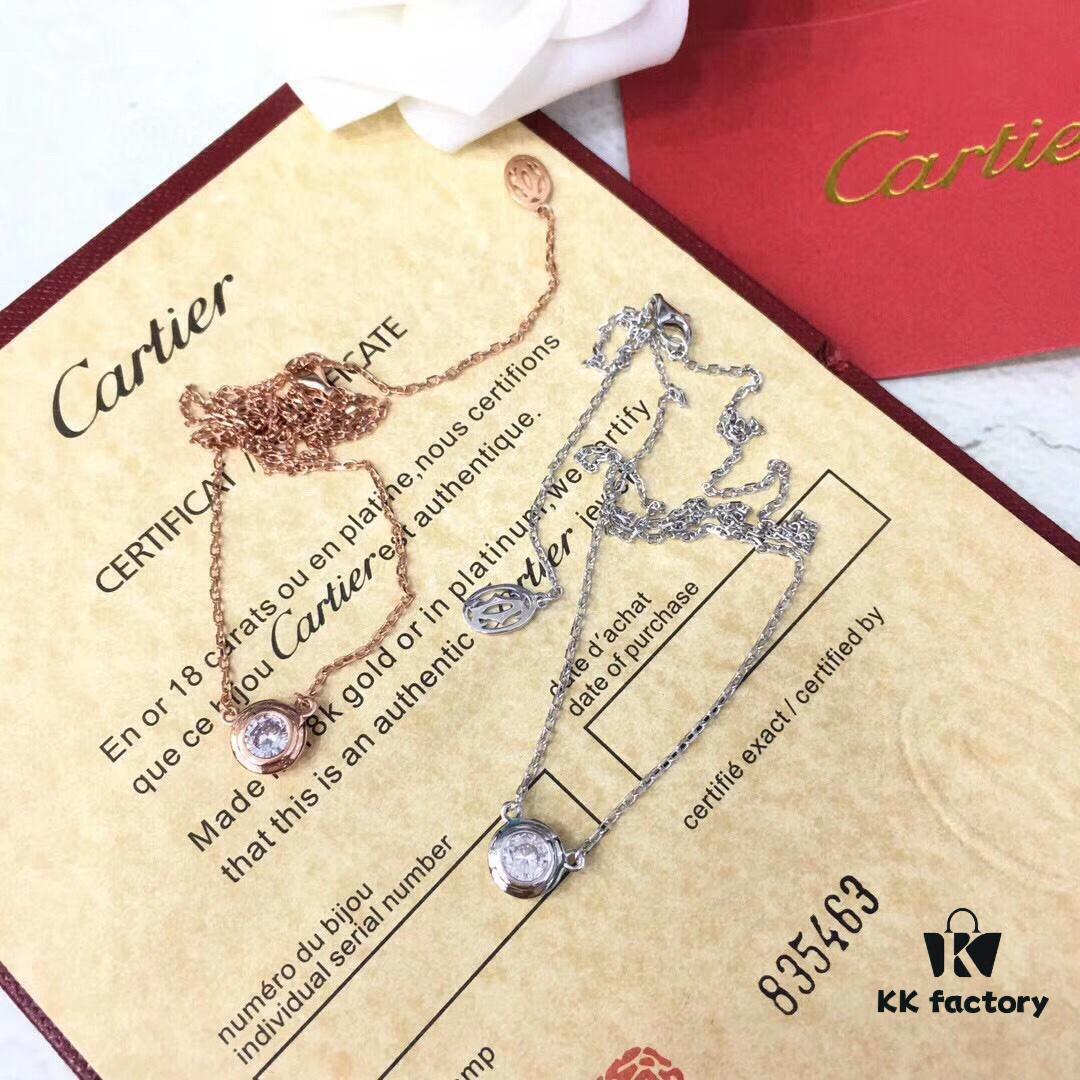 Hot Selling Cartier-inspired Little Bubble Necklace, Classic Bestseller, Simple and Elegant, Must-have Fresh and Stylish Daily Accessory, S925 Sterling Silver with White Gold and Rose Gold Plating