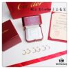 Cartier Love Earrings Studs, Rose Gold, White Gold, Yellow Gold, Original Saucer Backs, German Imported Silver with Thick Gold Plating
